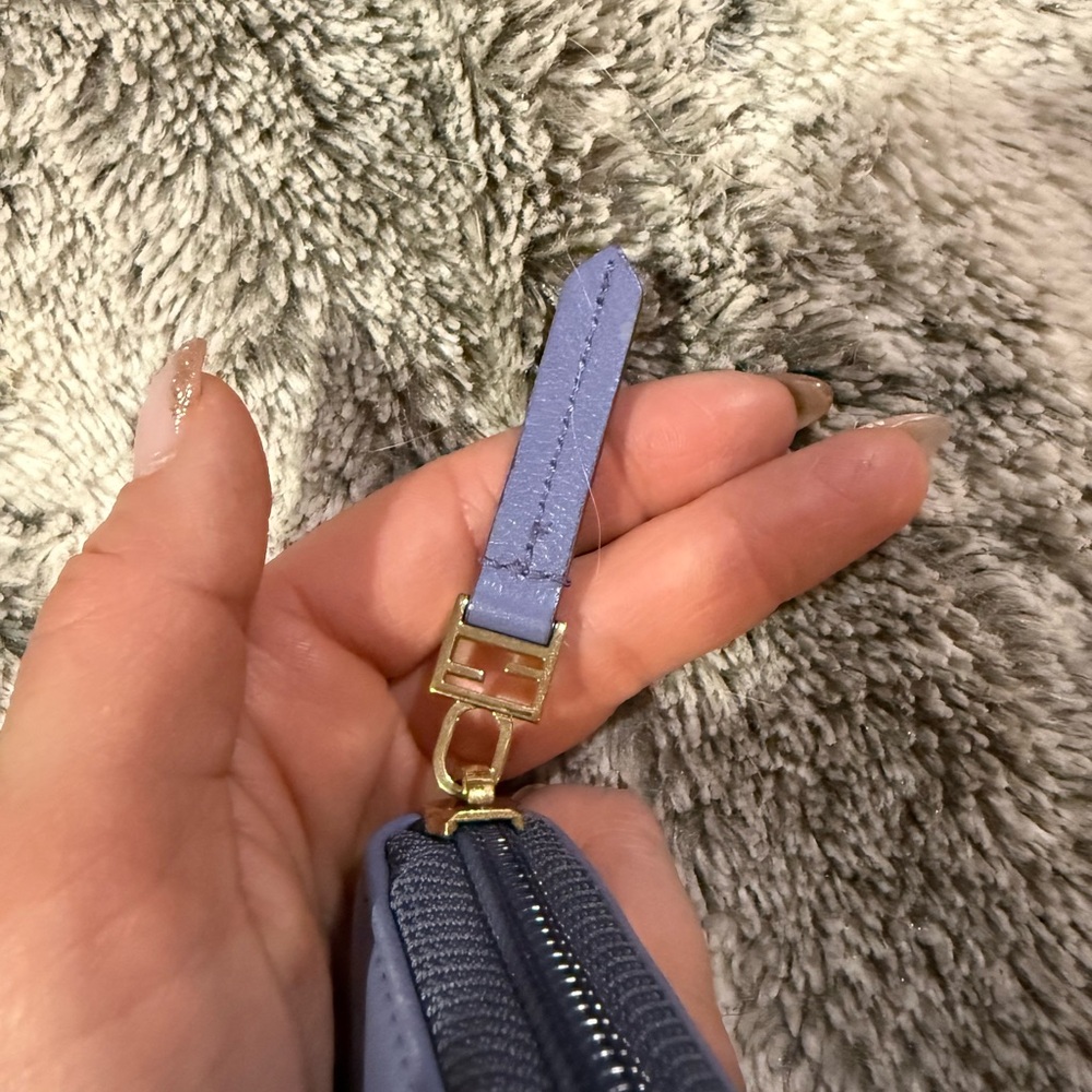 Fendi Periwinkle Leather Zip Wallet - Picture 3 of 7